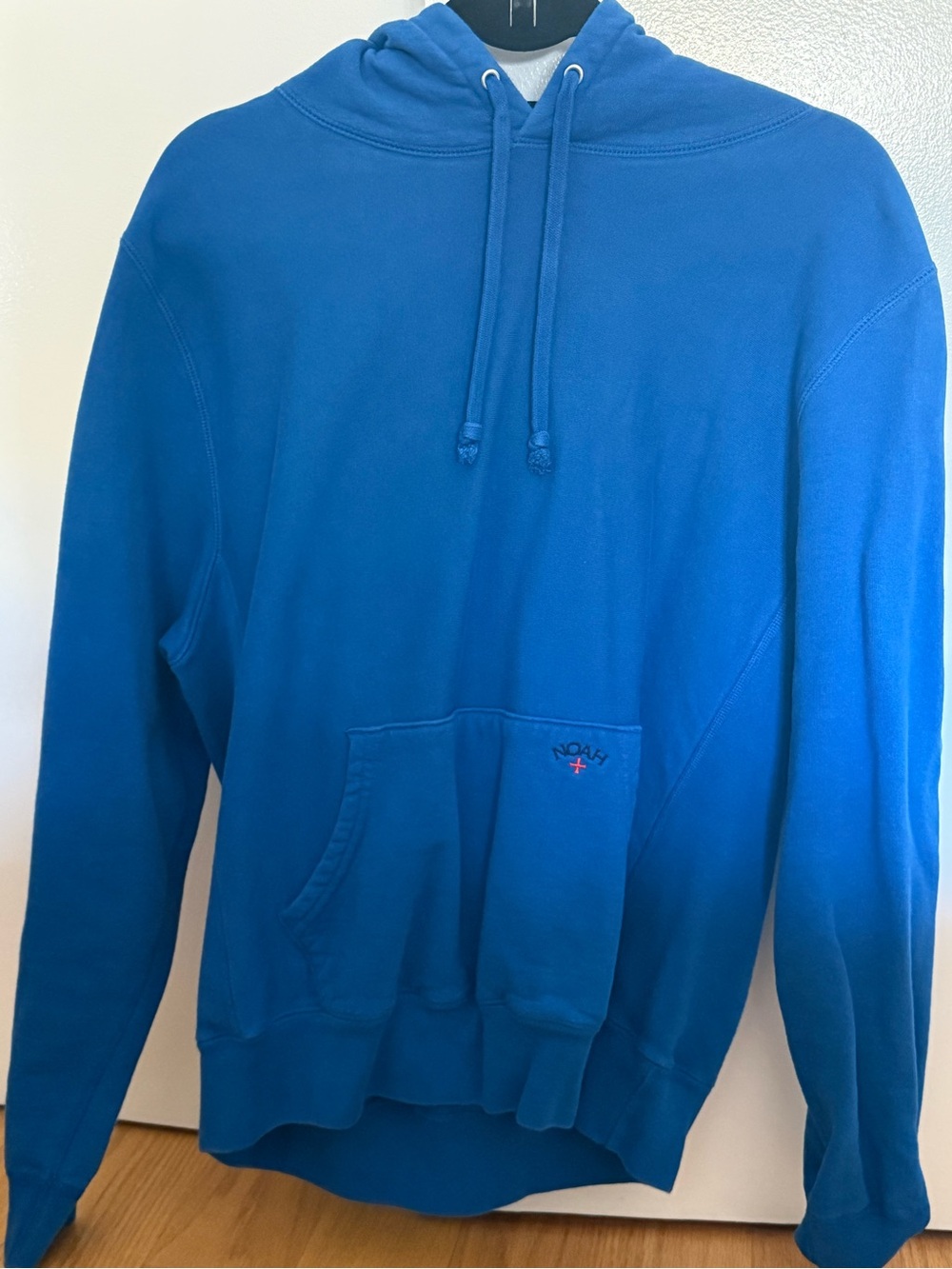 Noah NYC Royal Blue Hoodie with Subtle Logo